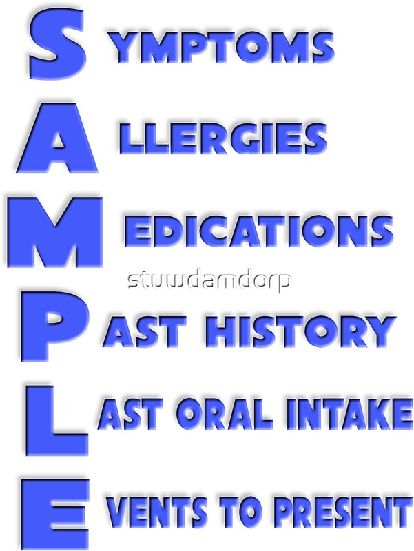 Sample Mnemonic Acronym For Medical Assessment Stickers By   Flat,800x800,075,f 