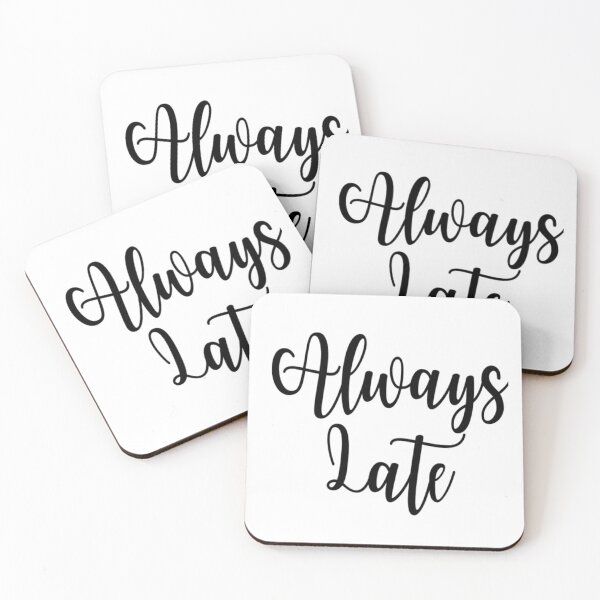 Item preview, Always Late designed and sold by CatMonkStudios.