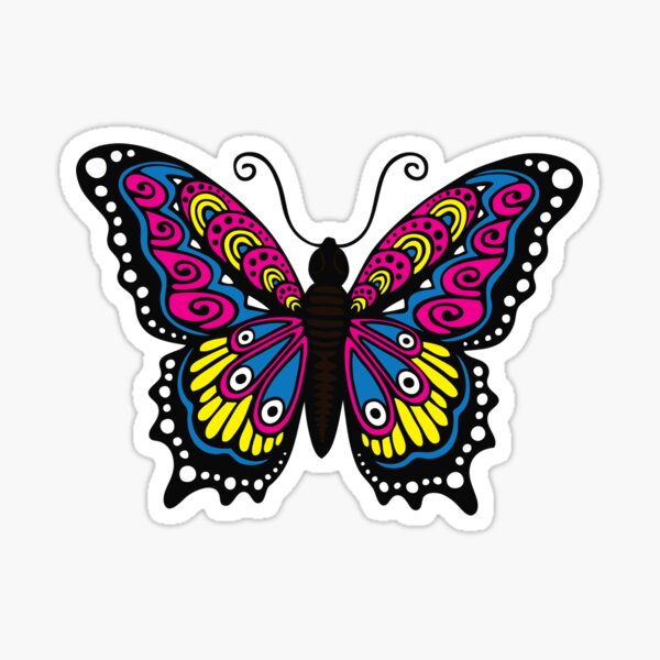 Fantastic Butterfly Sticker