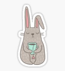 Bunny Tea lover Sticker