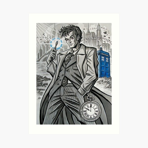 The Tenth Doctor Art Print