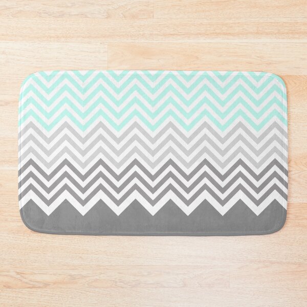 Item preview, chevron teal grey designed and sold by Gossip Rag.