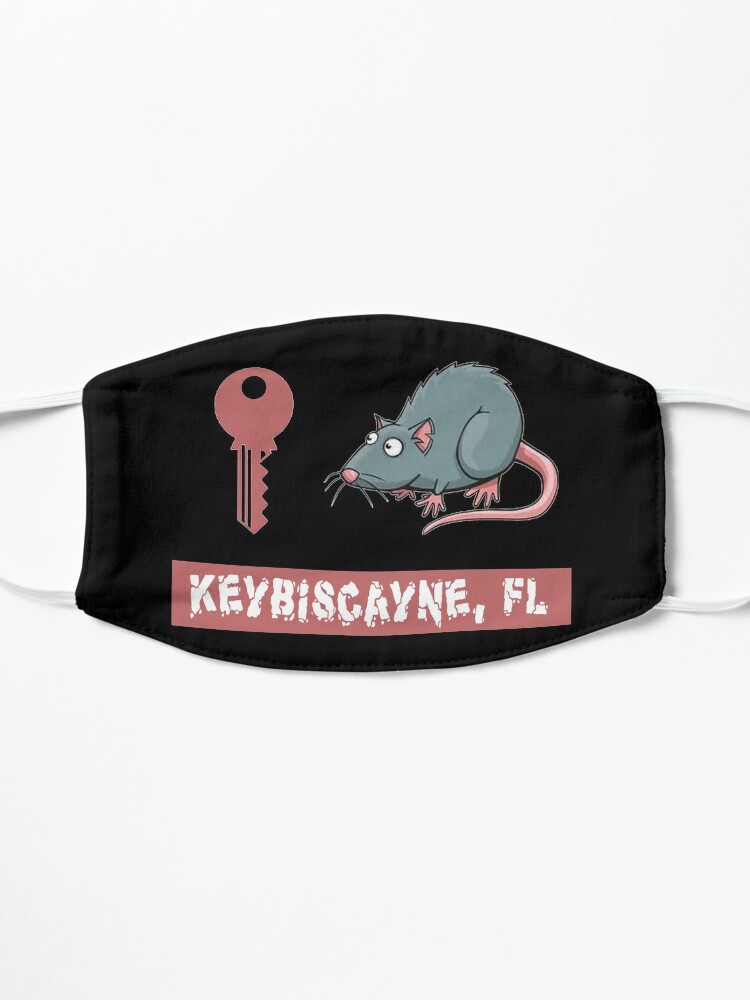 Alternate view of Key Rat Keybiscayne, FL T-Shirt Design Mask