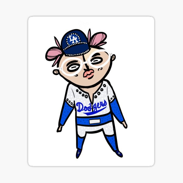 Dodgers Beeks Sticker