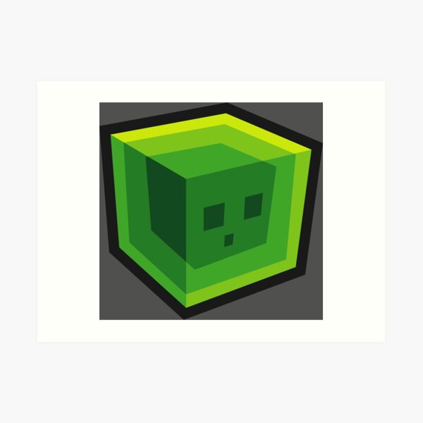 Minecraft Slime Art Prints Redbubble