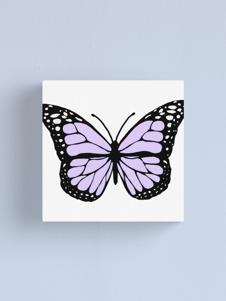 lavender butterfly | Canvas Print