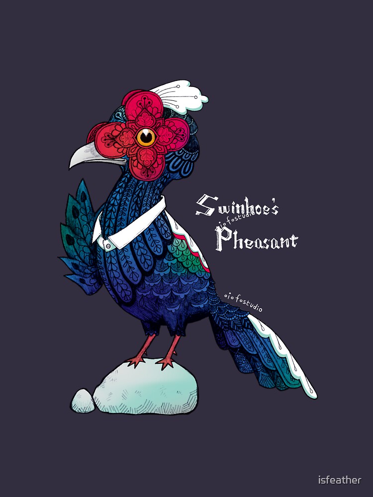 Swinhoes Pheasant - Black by isfeather