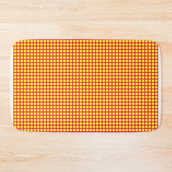 Item preview, Pink On Yellow Grid designed and sold by Moonshine Paradise.