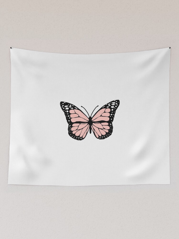 Pink butterfly tapestry new arrivals