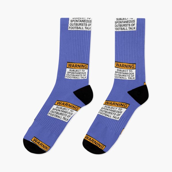 Item preview, WARNING: SUBJECT TO SPONTANEOUS OUTBURSTS OF FOOTBALL TALK designed and sold by Bundjum.