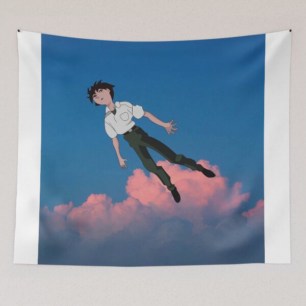Item preview, Shinji flying Evangelion sky designed and sold by EMEA.