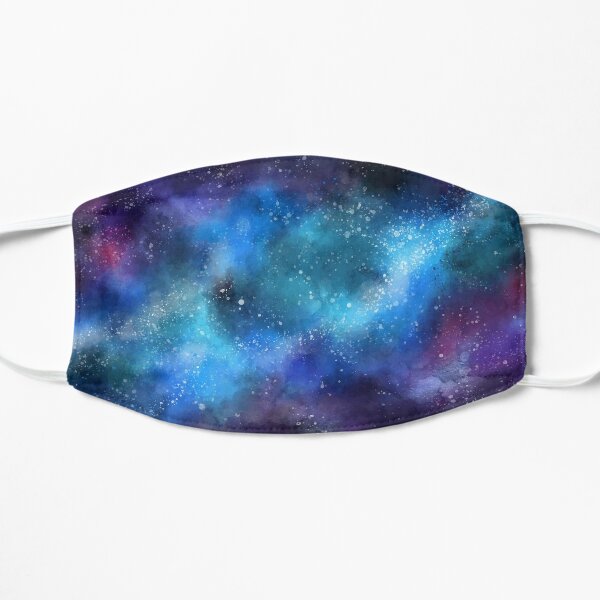 Cool Colorful Galaxy Cloth Face Mask Flat Mask