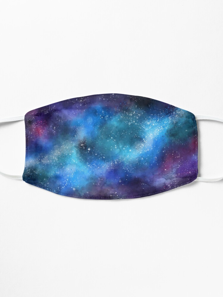 Alternate view of Cool Colorful Galaxy Cloth Face Mask Mask
