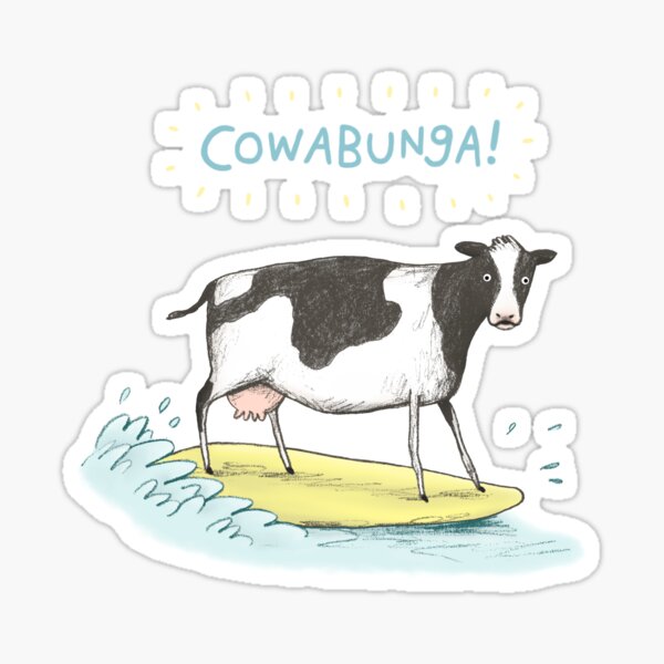Item preview, Cowabunga! designed and sold by SophieCorrigan.