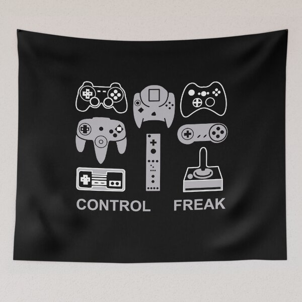 Artikelvorschau, Control freak Nerd Controller Spielen Geschenk entworfen und verkauft von redshirtz.