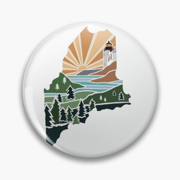 Item preview, Maine Sticker designed and sold by rosewarren44.