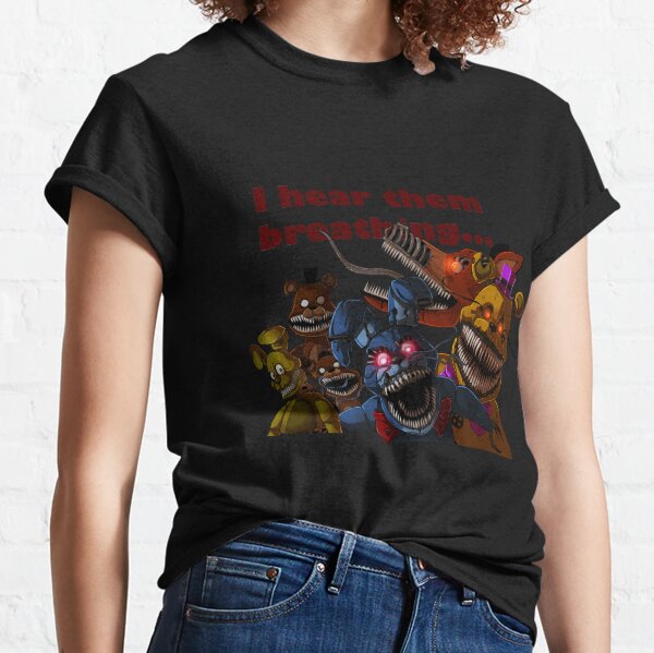 Nightmare Animatronics Five Nights At Freddy's Amino 90s basic T shirt  NH5308