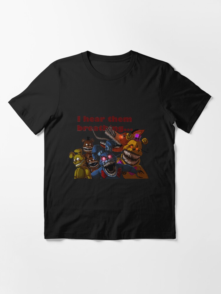 Nightmare Animatronics Five Nights At Freddy's Amino 90s basic T shirt  NH5308