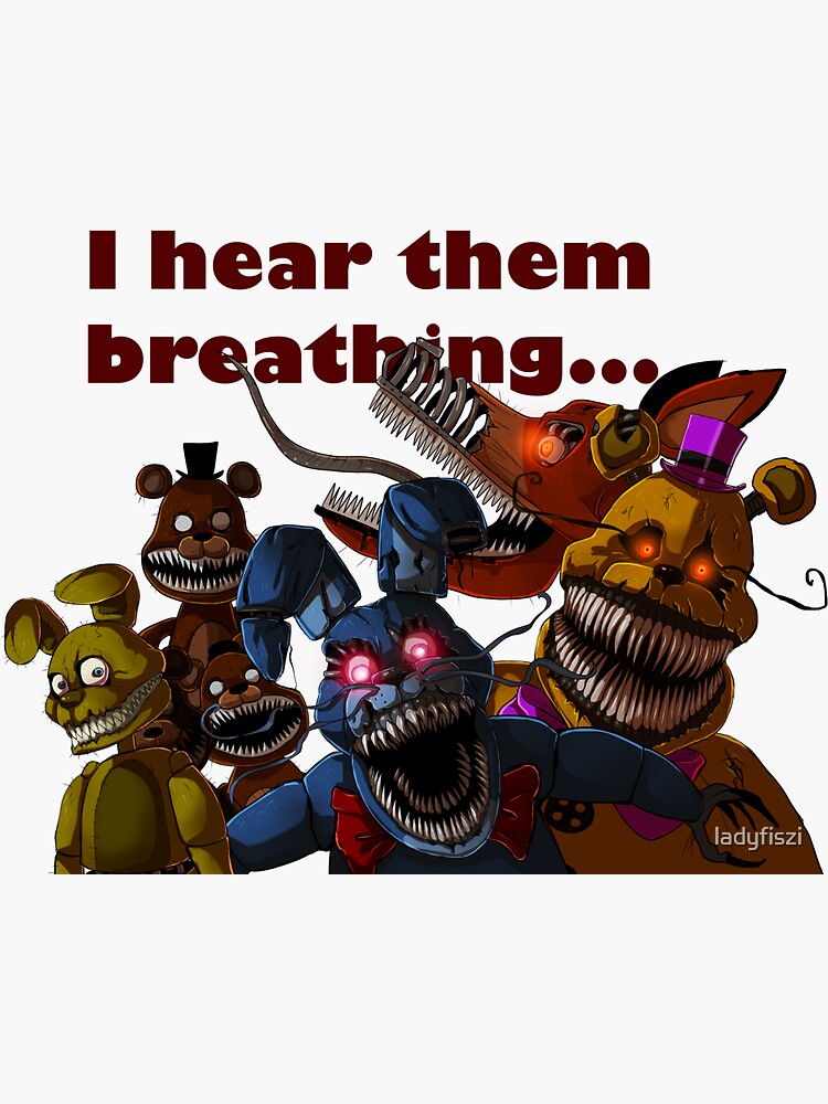 FNAF 4 Nightmare Animatronics | Greeting Card