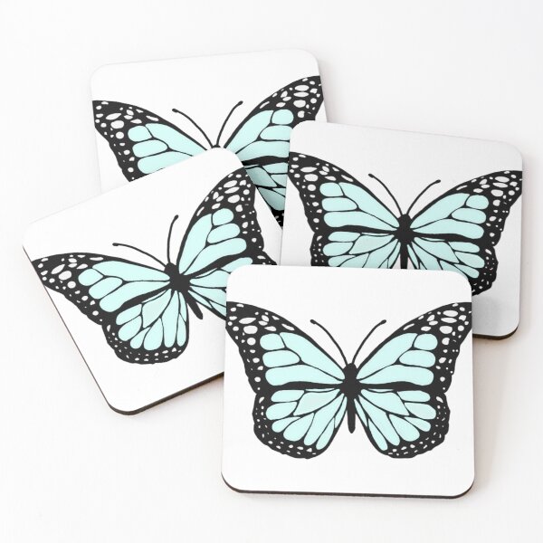 Item preview, pastel blue butterfly designed and sold by sydwallach.