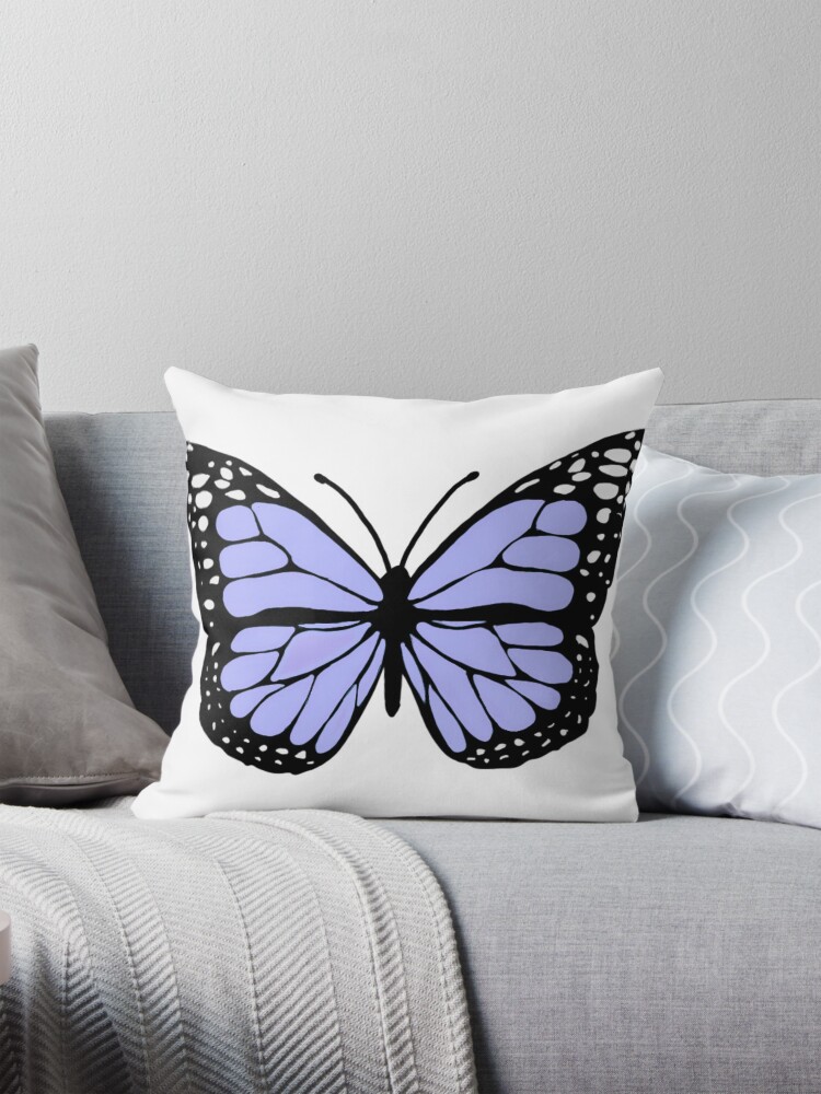 Accent Pillows Purple Butterfly Pillow Butterfly Pillow Case