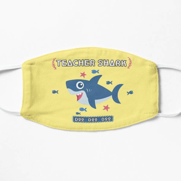 Baby Shark Face Masks Redbubble - johnny baby shark remix roblox music id