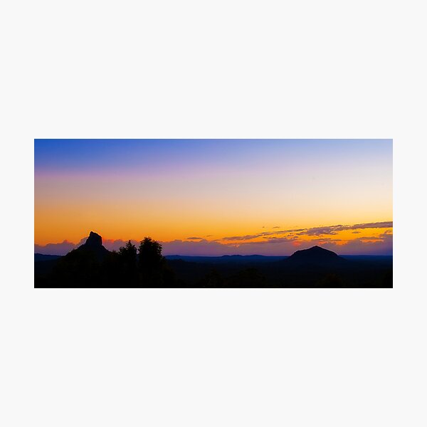 Item preview, Glasshouse Mountain Dawn designed and sold by Jaxybelle.