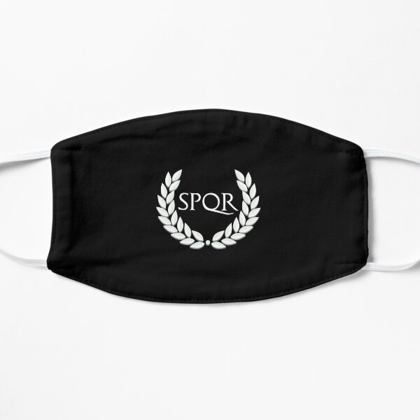 Diseños SPQR para Hombres | imperio Romano Mascarilla plana