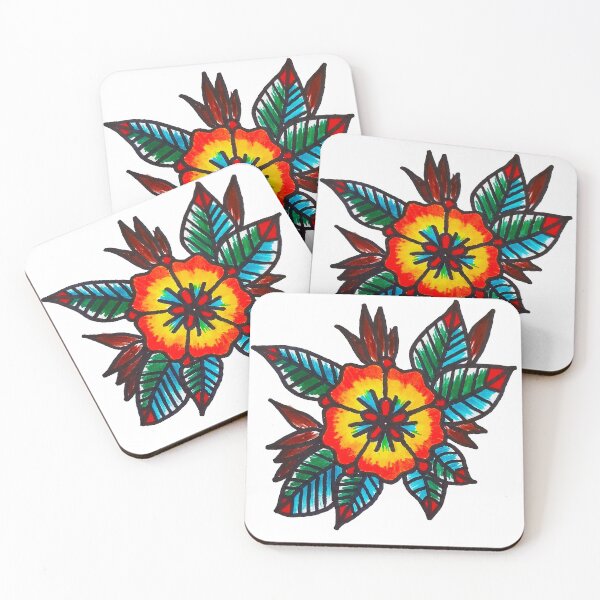Item preview, American Traditional Flower designed and sold by sarcohpagus.