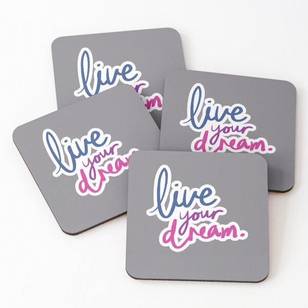 Item preview, Live your Dream! Inspirational and uplifting words designed and sold by Pinnypin.