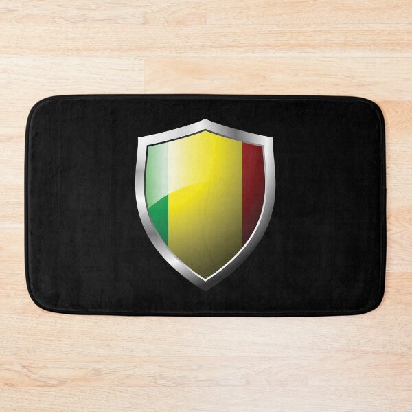 Item preview, Strong Mali Flag Shield Country designed and sold by HelloFromAja.