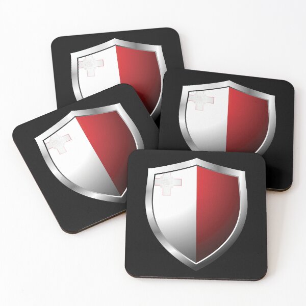 Item preview, Strong Malta Flag Shield Country designed and sold by HelloFromAja.