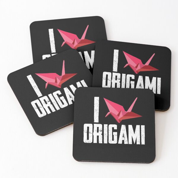 Item preview, I love origami fold tinker paper gift designed and sold by redshirtz.