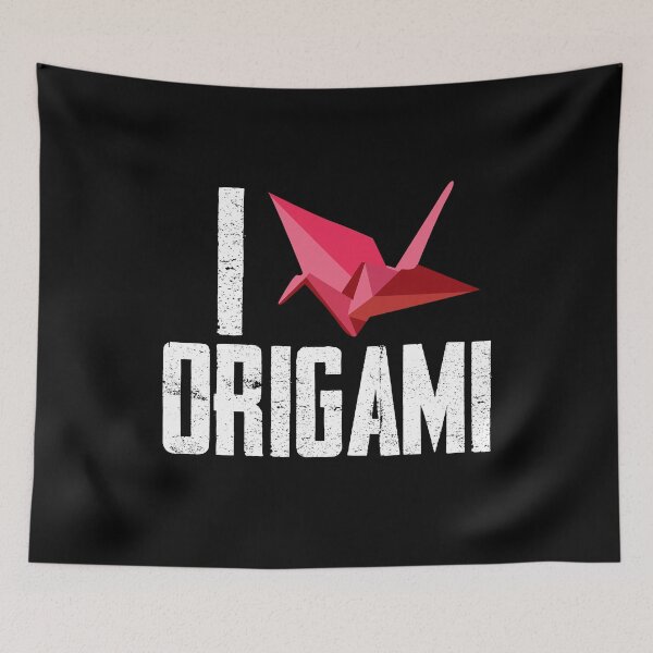 Item preview, I love origami fold tinker paper gift designed and sold by redshirtz.
