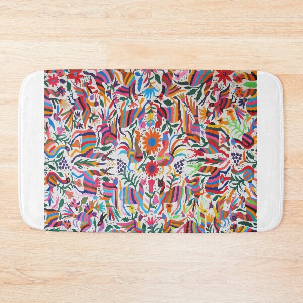 Item preview, Otomi fabric Mexico art  designed and sold by edleon.