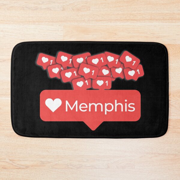 Item preview, Love My Memphis, Tennessee Notification Hearts designed and sold by elhefe.