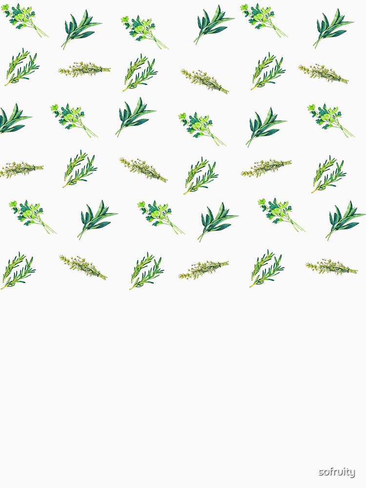 Thumbnail 7 of 7, Classic T-Shirt, Scarsborough Fair Herbs designed and sold by sofruity.