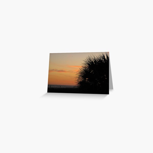 Beach Sunset Greeting Card