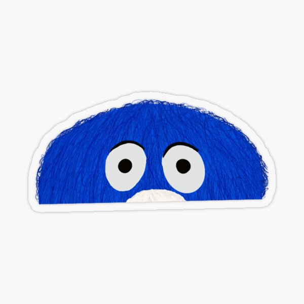 &ldquo;Xavier Blue Blob " Sticker by woollarda | Redbubble