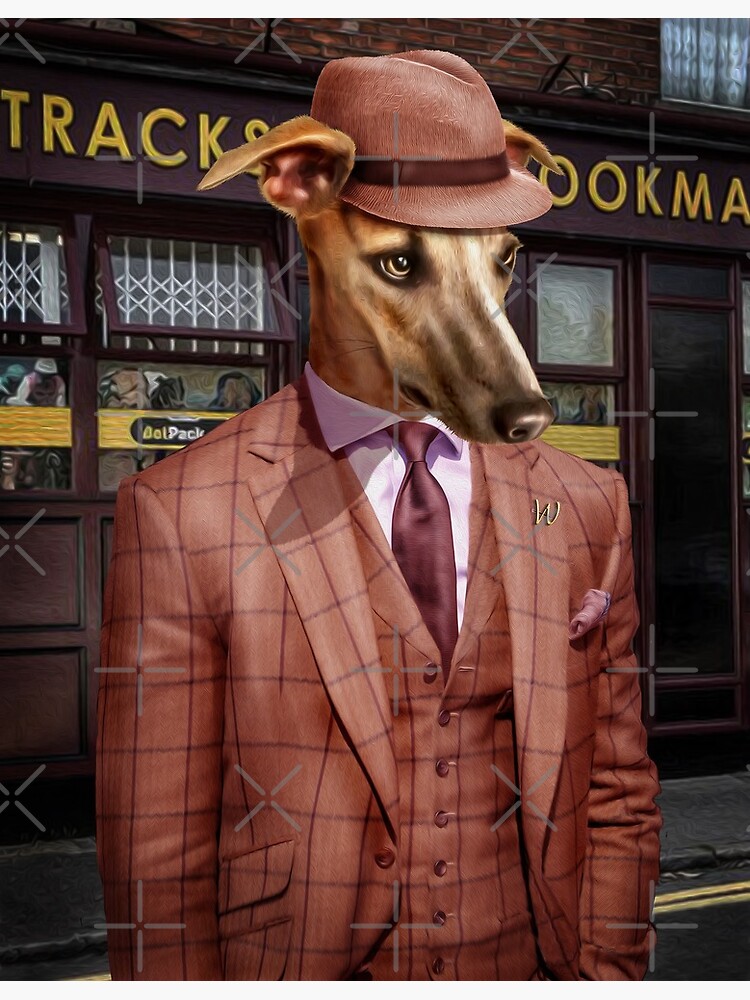 Greyhound Dog Portrait - Wiley by carpo17