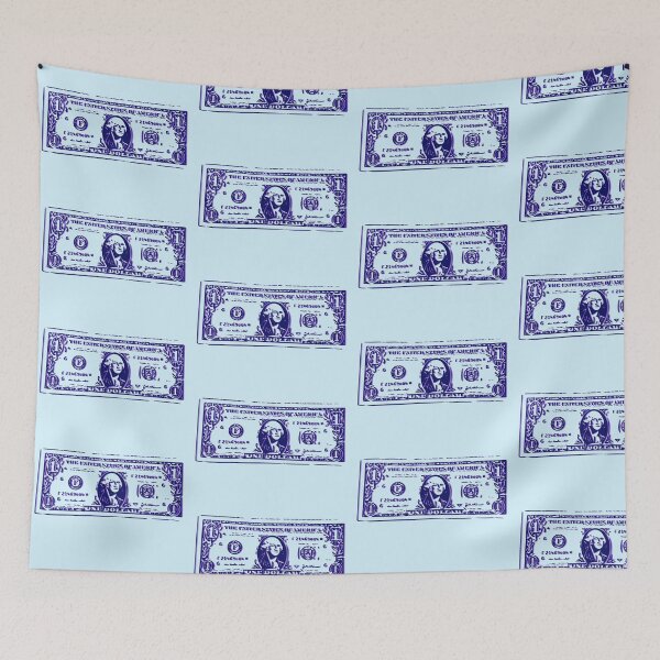 Item preview, retro money blue  designed and sold by graphicgal.