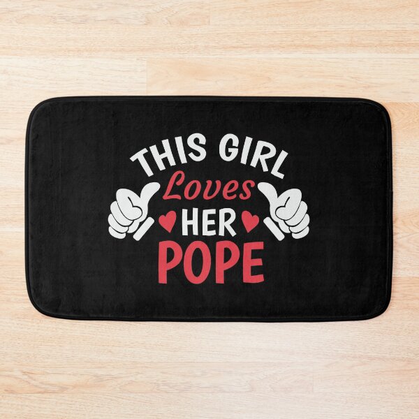 Item preview, Pope Shirt This Girl Loves Her Pope Gift Tee designed and sold by haselshirt.