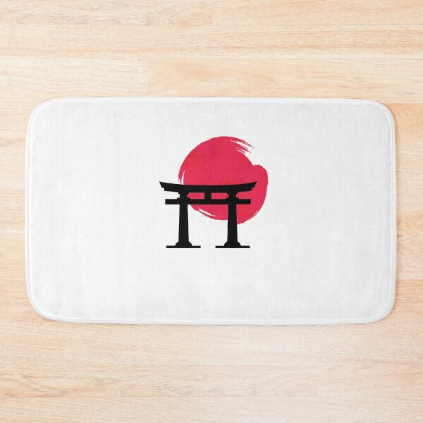 Item preview, Awesome Japanese Calligraphy Sun and Torii designed and sold by kawaiisplatter.