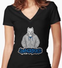 Underdog Women's Fitted V-Neck T-Shirt