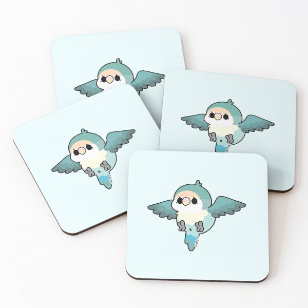 Item preview, Flying Lovebird - Peach-faced (Turquoise) designed and sold by blirbos.