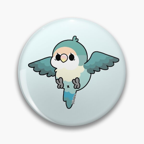 Item preview, Flying Lovebird - Peach-faced (Turquoise) designed and sold by blirbos.