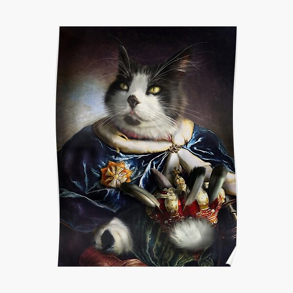 Cat Portrait - Bob Poster