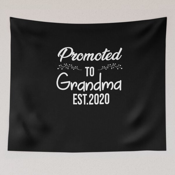 Item preview, Promoted To Grandma Est 2020 designed and sold by Merch By ika.