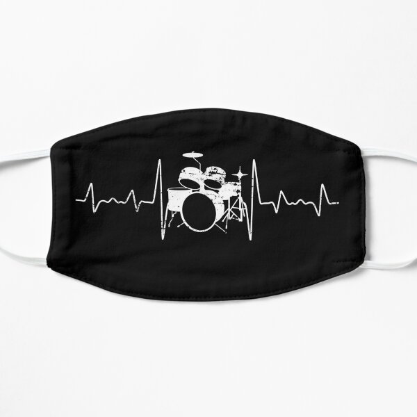 Heartbeat drums Flat Mask