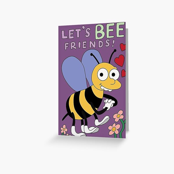 Let's Bee Friends Greeting Card